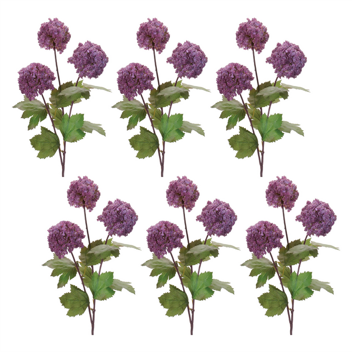 Snowball Branch (Set of 6) 29.5”H Polyester