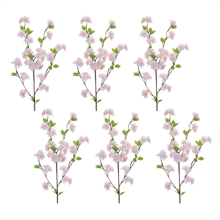 Apple Blossom Branch (Set of 6) 34”H Polyester