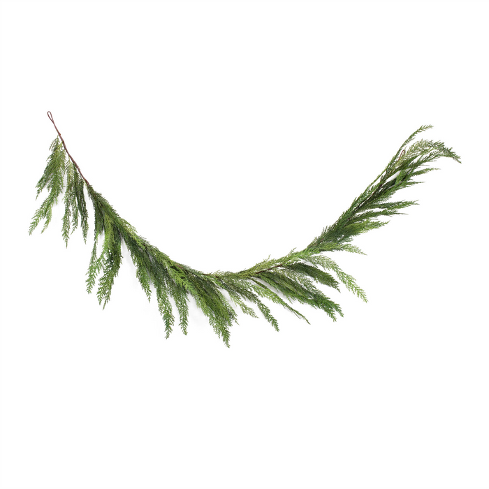 Winter Cedar Foliage Garland (Set of 2)
