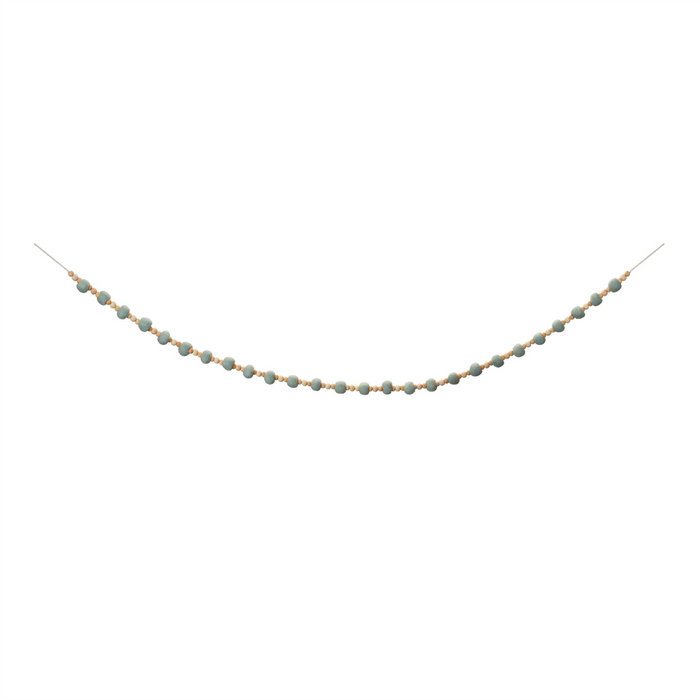 Bead Garland (Set of 2) 5.5'L Wood
