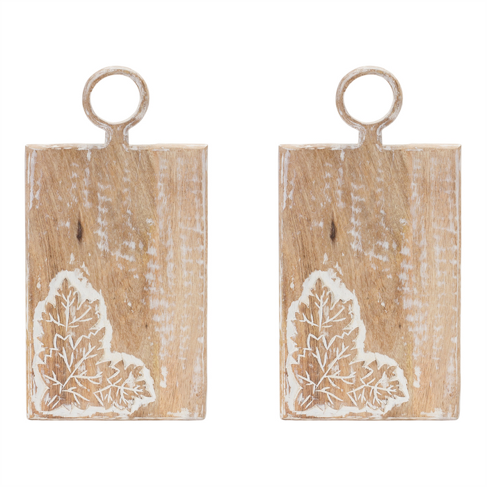 Autumn Mango Wood Cutting Board (Set of 2)