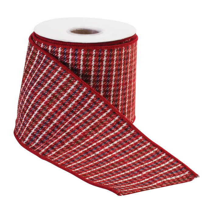 Traditional Plaid Ribbon 4" x 10 yds.