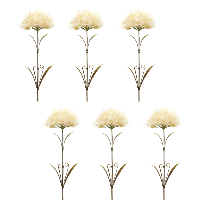 Puff Stem (Set of 6) 24”H Plastic