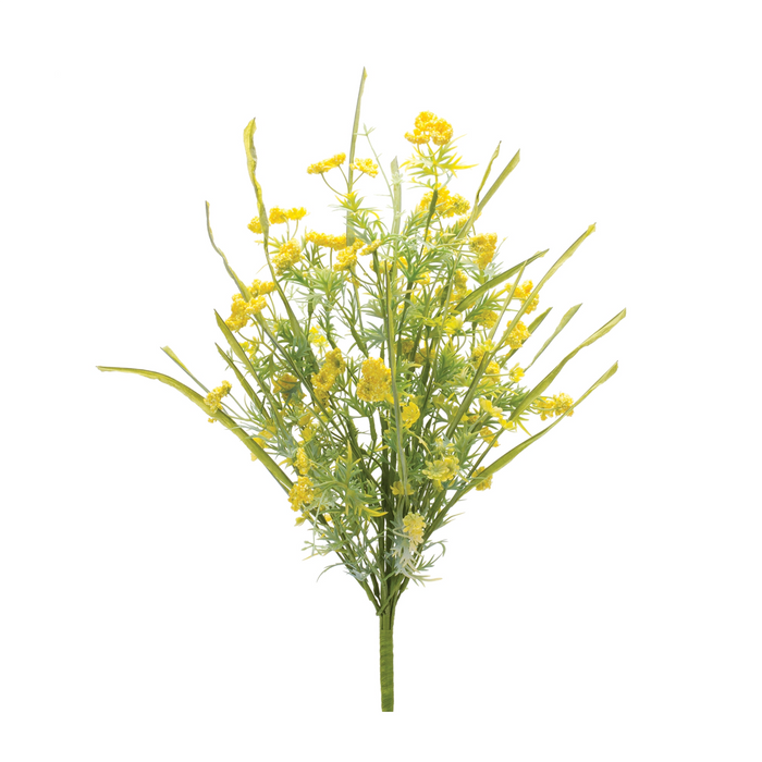 Yarrow Bush (Set of 2) 21”H Plastic