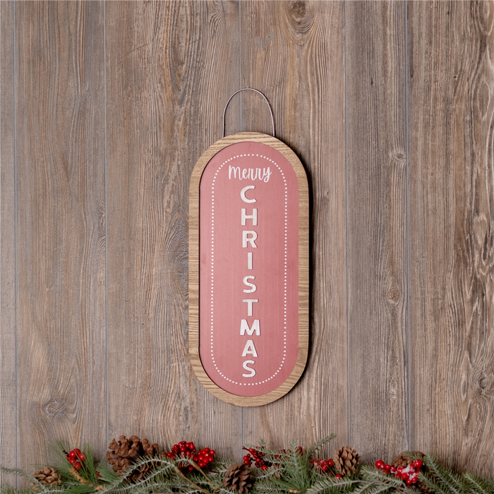 Merry Christmas Wall Sign 21"H