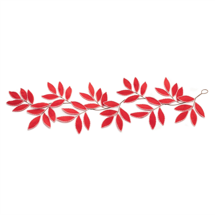 Fabric Leaf Garland (Set of 2)