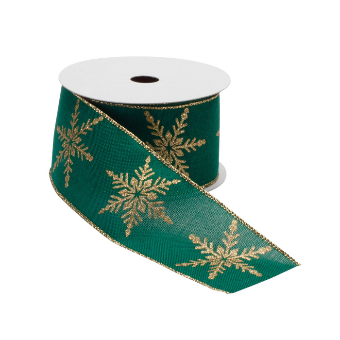 Holiday Snowflake Ribbon (Set of 2)