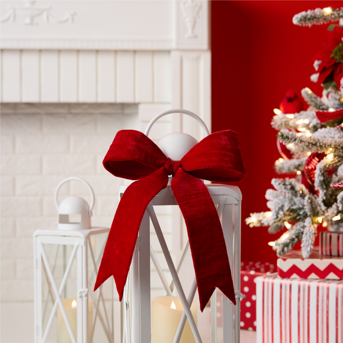 Red Wired Holiday Boy (Set of 2)