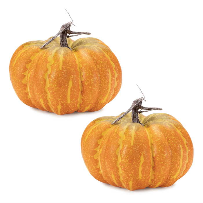 Foam Pumpkin Decor (Set of 2)