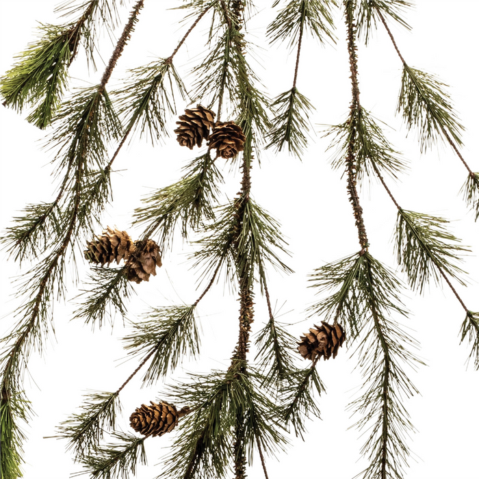 Pine Garland (Set of 2) 50”L PVC