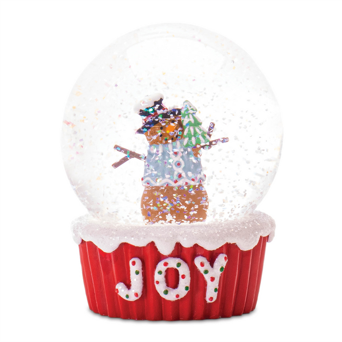 Gingerbread Snowman Snow Globe (Set of 2)