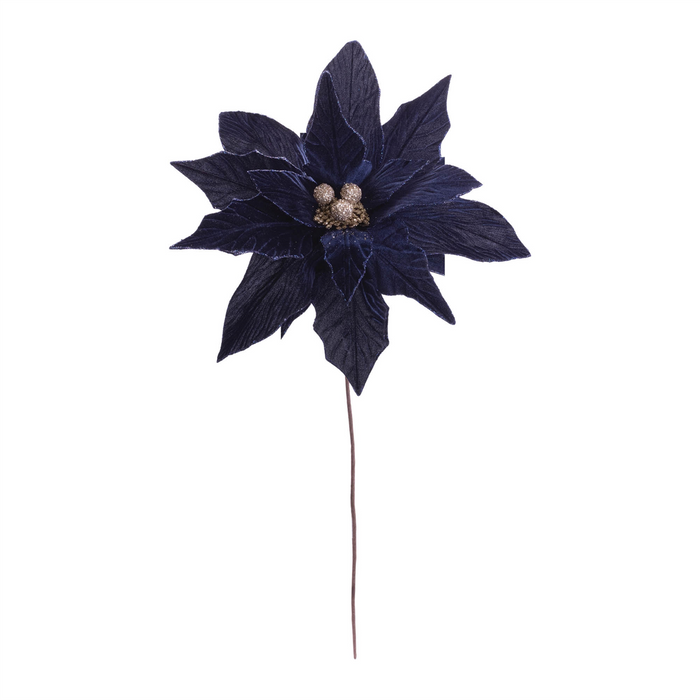 Poinsettia Stem (Set of 6) 27.5”H Polyester