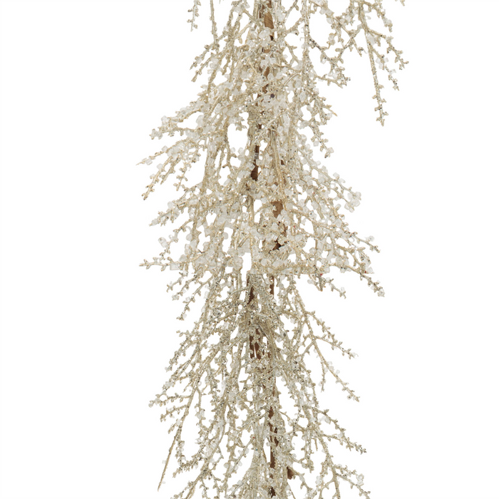 Iced Twig Garland 5'L