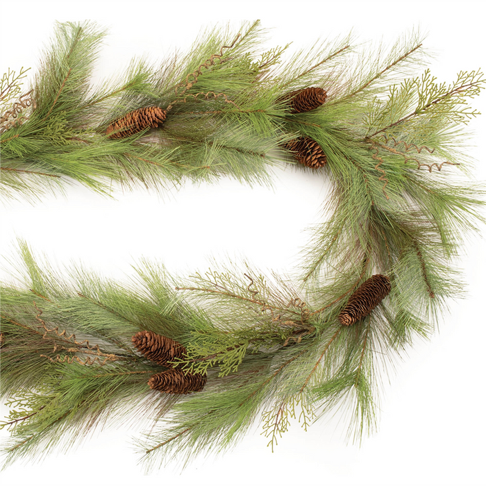 Pine Garland 6'L PVC