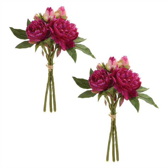 Peony Bundle (Set of 2) 14.5”H Fabric