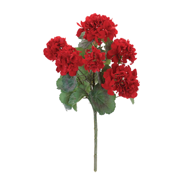 Geranium Bush (Set of 2) 17.25”H Polyester