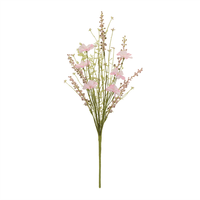 Mixed Cosmos Bush (Set of 6) 20.5”H Polyester/Plastic