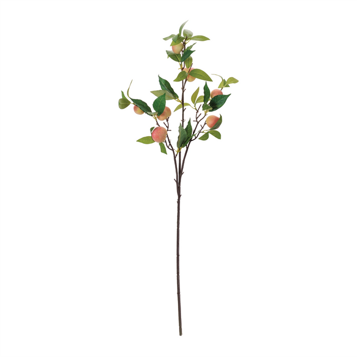 Peach Branch (Set of 6) 34.5”H Polyester/Plastic