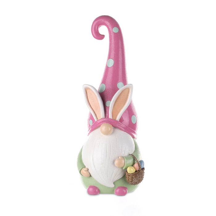 Gnome w/Basket 13”H Resin