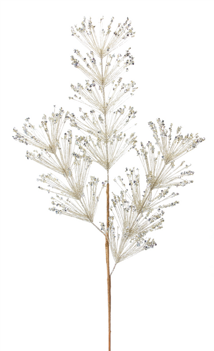 Pine and Sequin Spray (Set of 12)