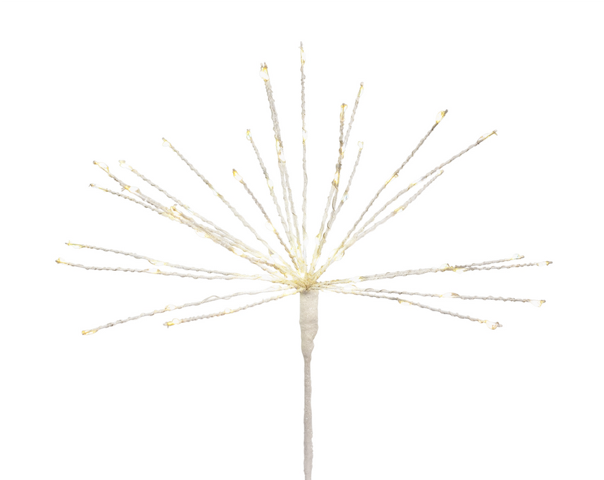 LED Starburst Tree Topper 15.5"W x 23.5"H 75 Lights UL Plug (Set of 2)