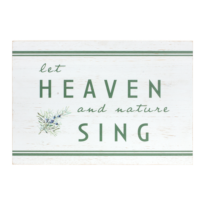 Rustic Wood Christmas Sentiment Sign 20"L