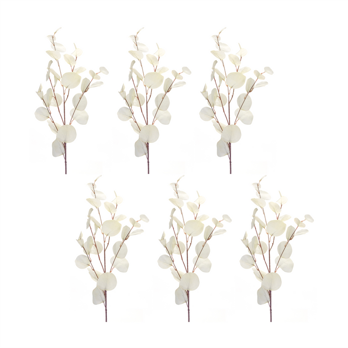 Eucalyptus Spray (Set of 6) 34”H Polyester