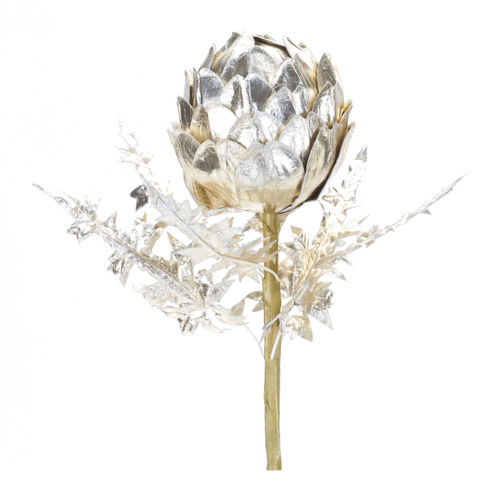 Metallic Artichoke Stem (Set of 2)