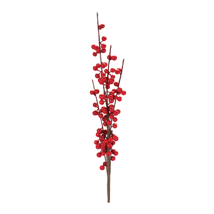 Ilex Berry Stem (Set of 6) 27”H Foam