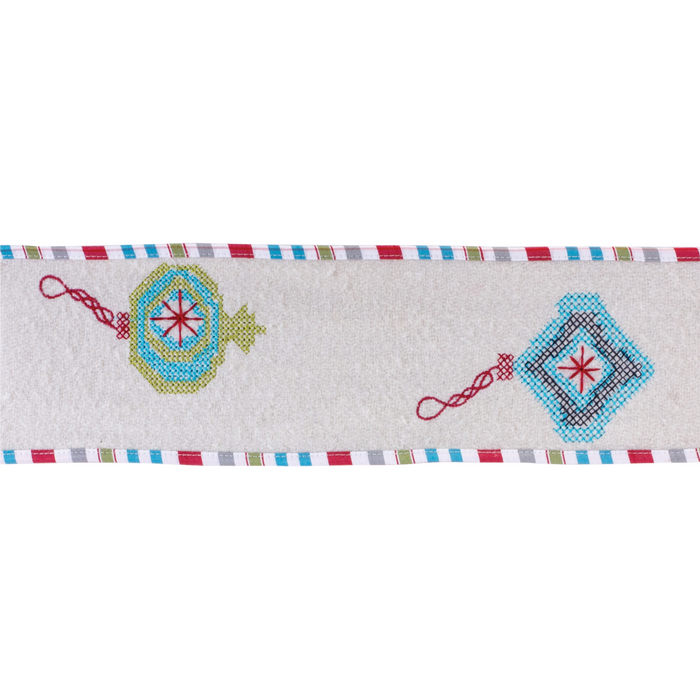 Ornament Holiday Ribbon 4" x 5 yds.
