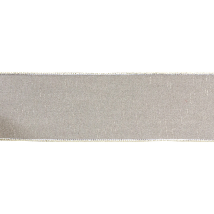 Beige Holiday Ribbon 4" x 10 yds.