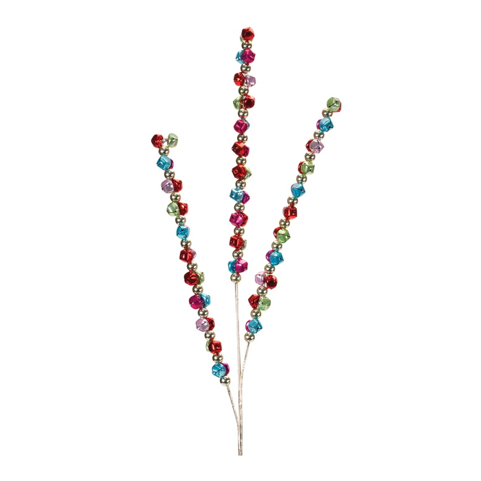 Metal Jingle Bell Spray (Set of 2)