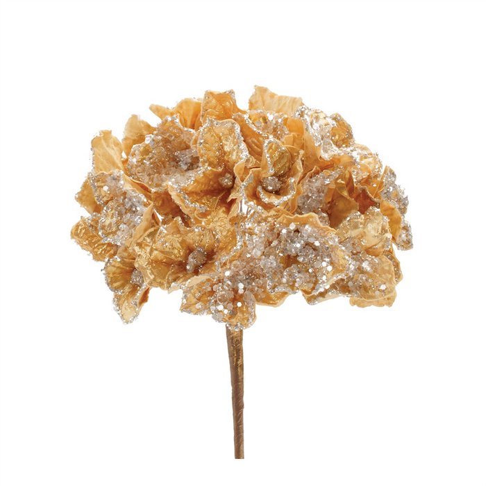 Beaded Hydrangea Flower Stem (Set of 2)