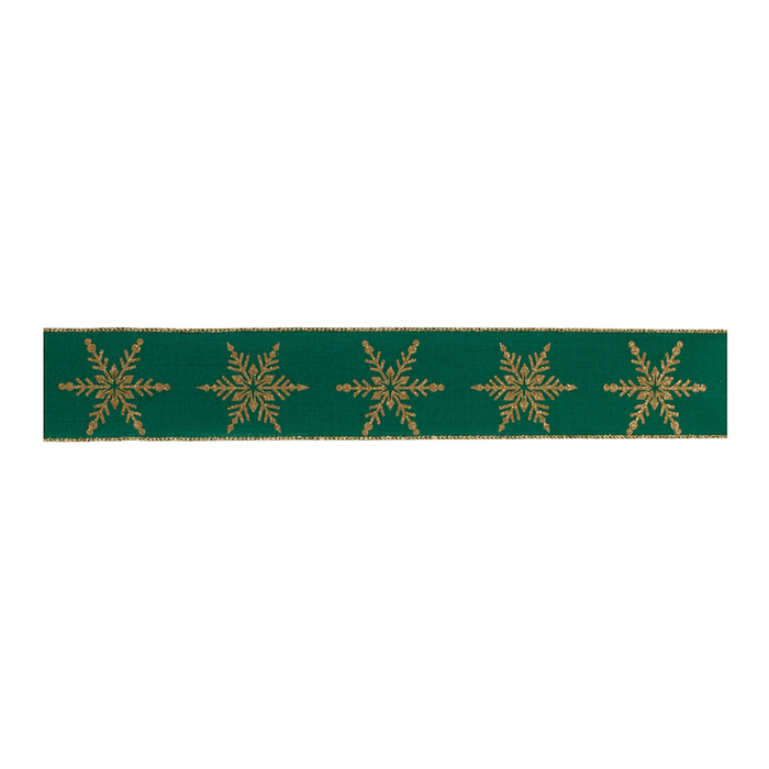 Holiday Snowflake Ribbon (Set of 2)