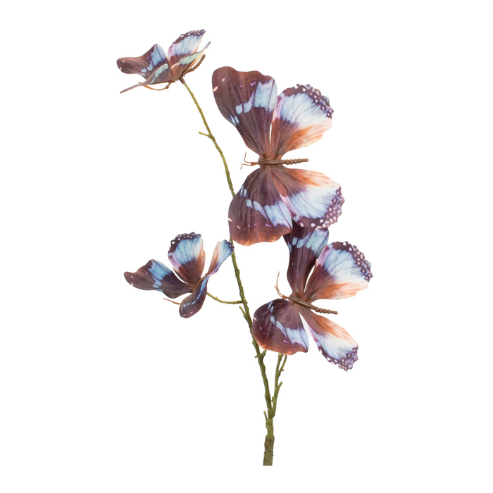 Butterfly Spray (Set of 6) 32”H Polyester/Plastic