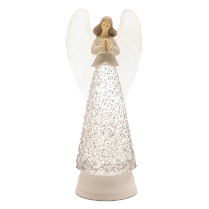 LED Angel Snow Globe 12.5"H