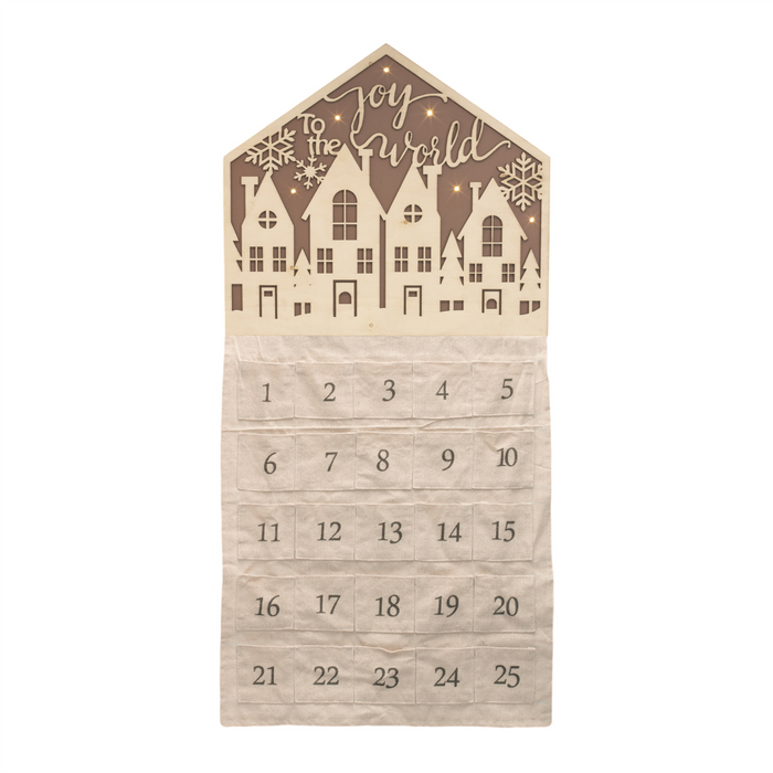 LED Joy to the World Christmas Countdown 34.5"H