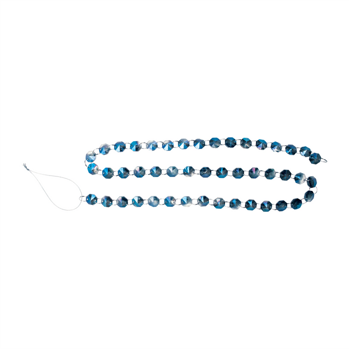 Iridescent Glass Jewel Garland (Set of 2)