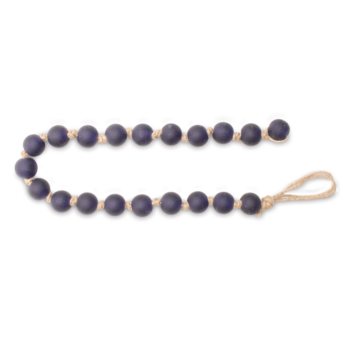 Frosted Glass Bead Garland (Set of 2)