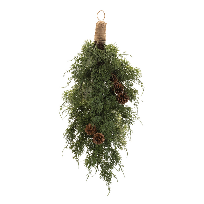 Pine and Pinecones Wall Swag Bundle 28"H