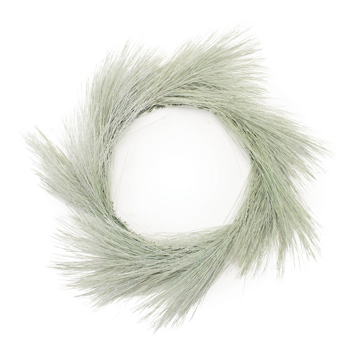 Frosted Long Needle Pine Wreath 24"D