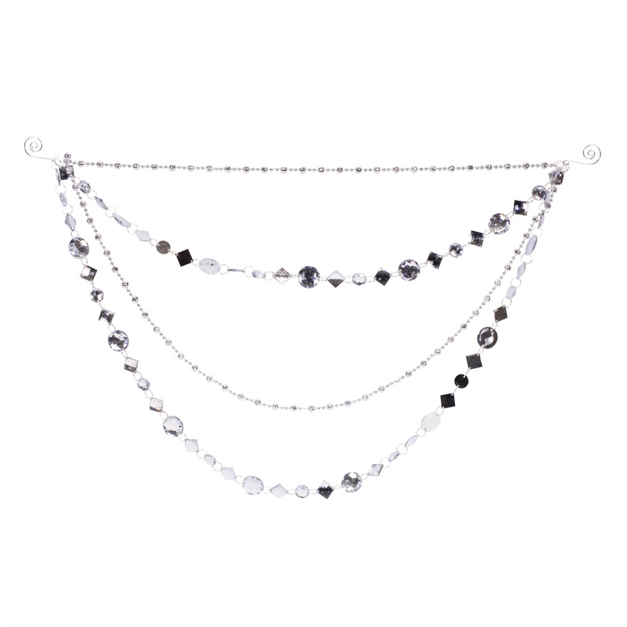 Jewel Bead and Chain Link Garland (Set of 2)
