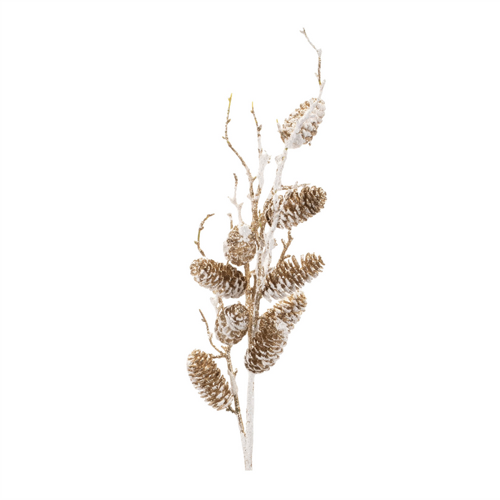 Pine Cone Spray (Set of 4) 36”H Plastic