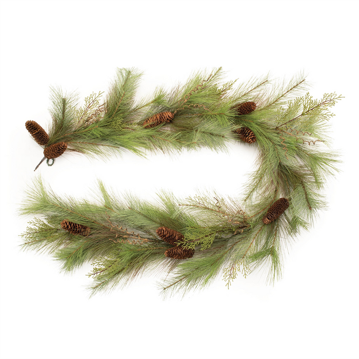 Pine Garland 6'L PVC