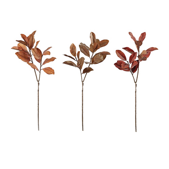 Fall Magnolia Leaf Spray (Set of 6)