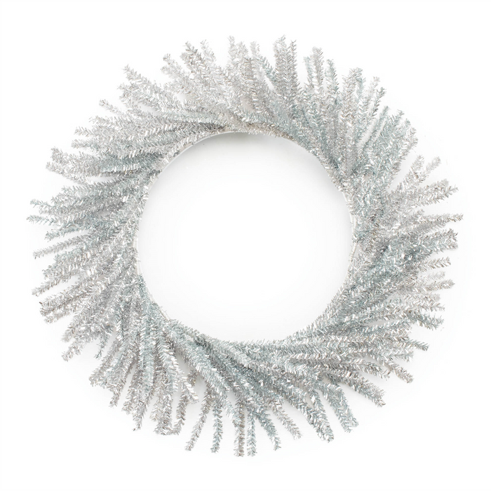Tinsel Pine Wreath 21"D