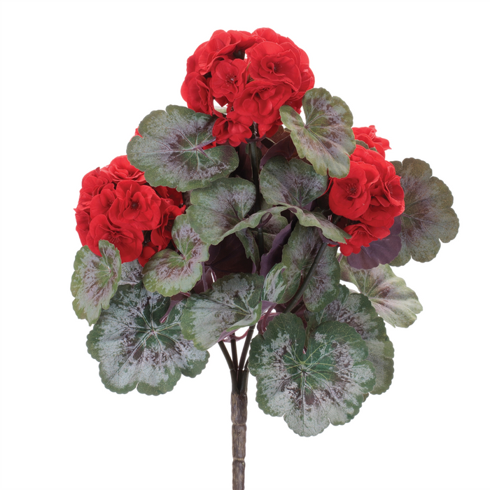 Geranium Bush (Set of 2) 19”H Polyester