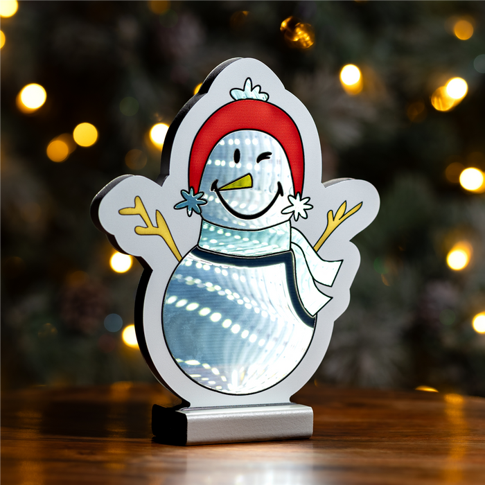 SmileyWorld® Snowman Ekkolight 8.75"H