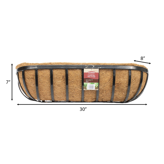30" Cambridge Premium Wall Trough with Coco Liner