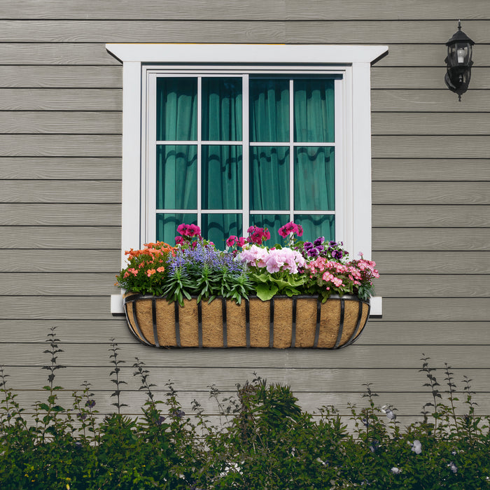 36" Cambridge Premium Wall Trough with Coco Liner